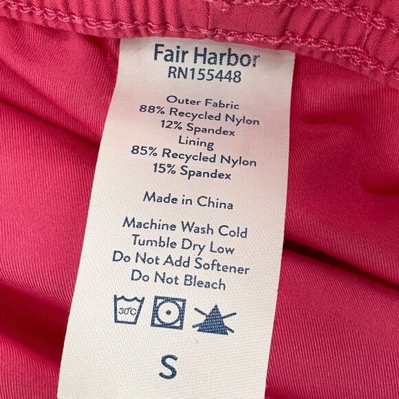 Fair Harbor Women's Athletic Shorts Size Small Hot Pink - Picture 12 of 13